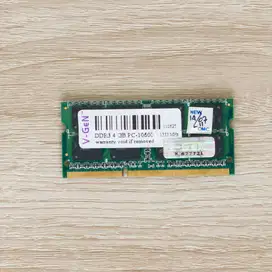 Memory RAM Laptop SODIMM DDR3 4GB V-gen PC-10600