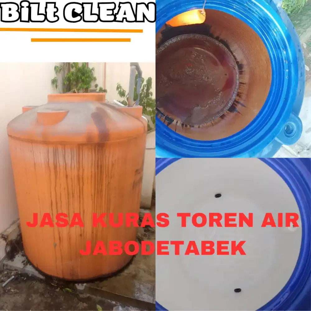 Jasa kuras tandon air tapos