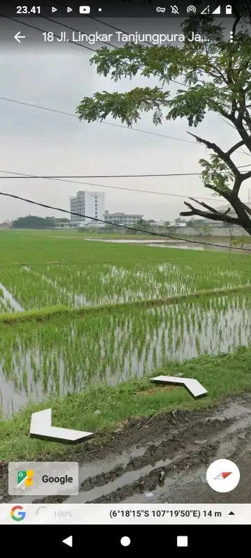 Tanah di lokasi strategis