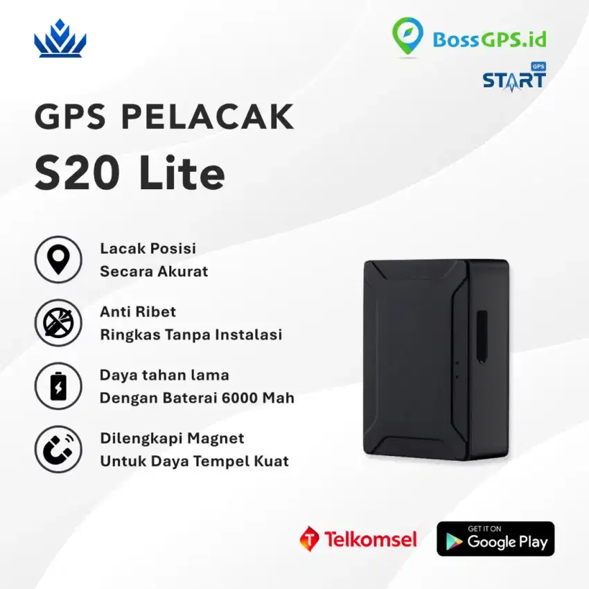 GPS Pelacak StartGPS S20 Lite (Portable)