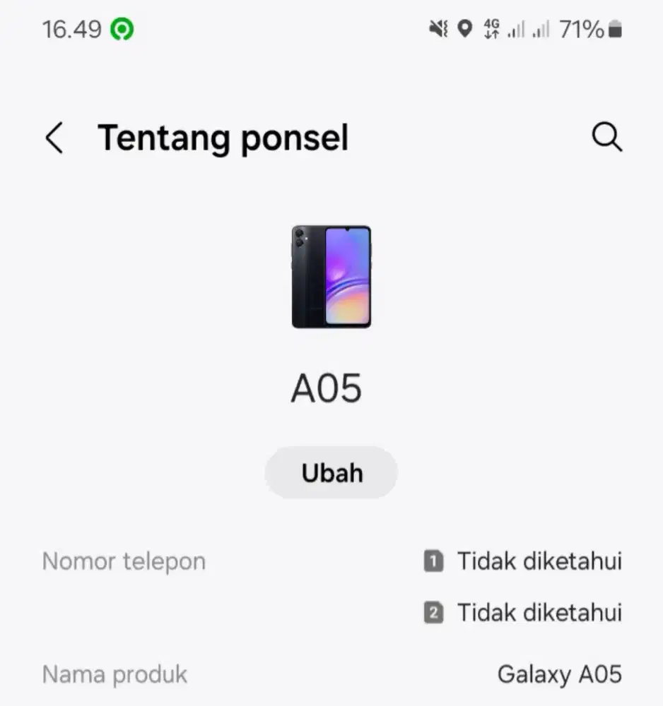 Jual samsung a05 4/64