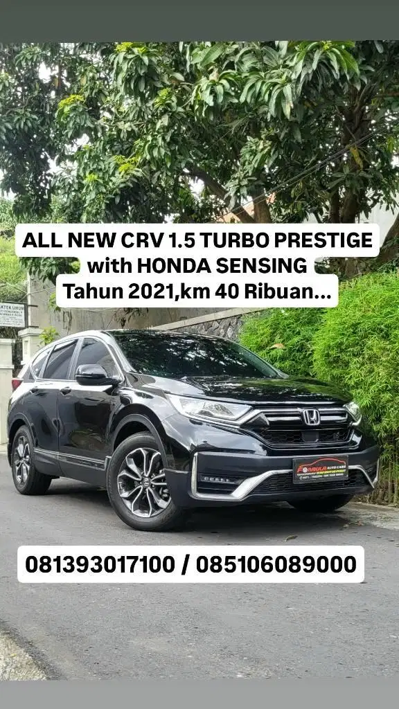 ALL NEW CRV 1.5 TURBO PRESTIGE with HONDA SENSING, 2021,km 40 rb an