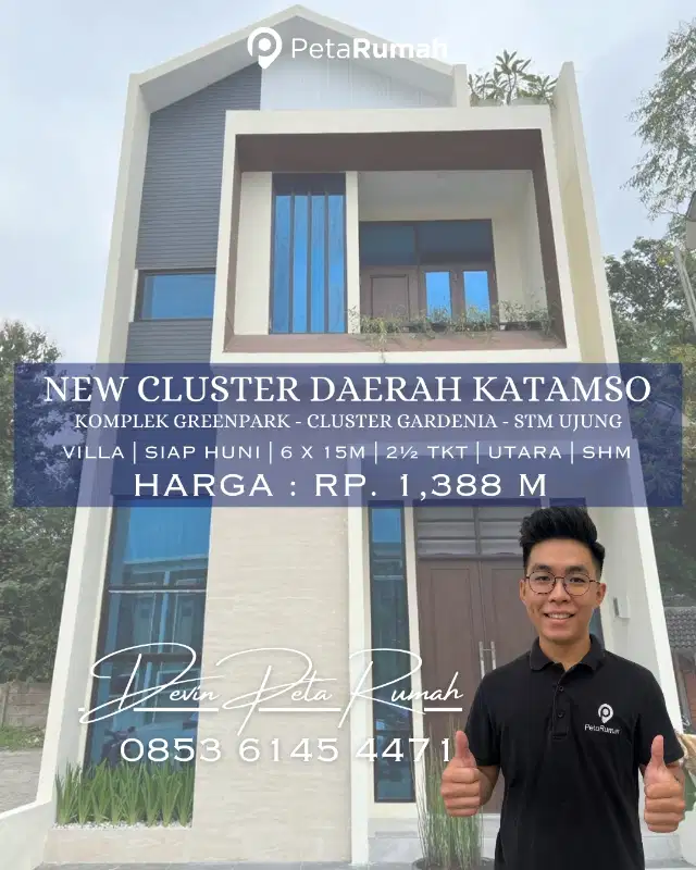 Jual Rumah Tipe Villa Cluster Terbaru Di Ttitikuning Katamso