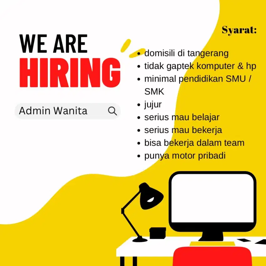 Lowongan Kerja Admin di Tangerang Loker Administrasi