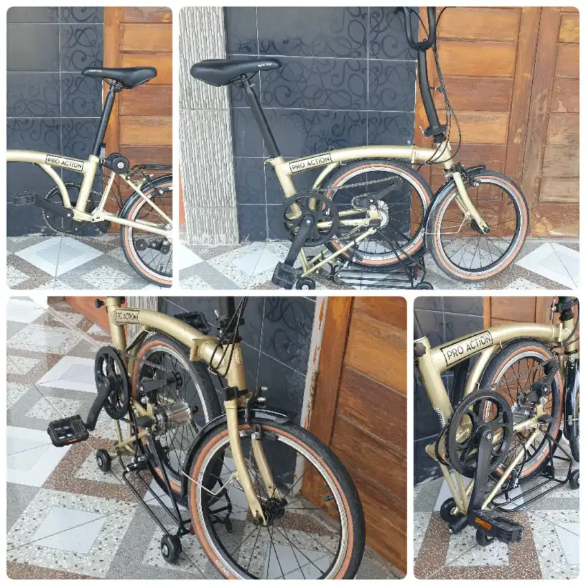 Sepeda lipat (mirip brompton)