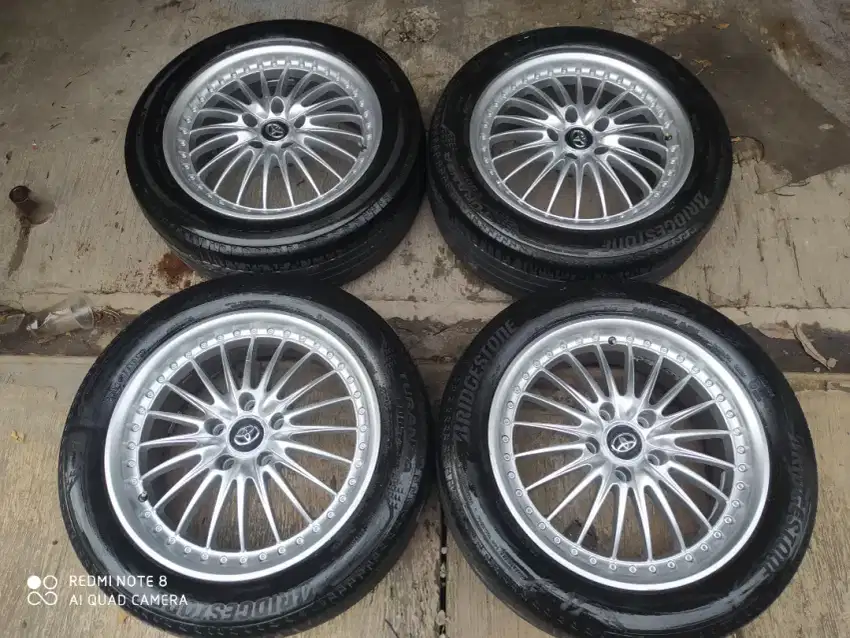 Velg r17 variasi bekas camry mulus hub wa