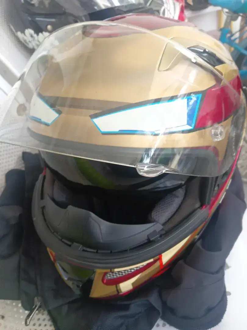 Helm full face KYT K2 Rider Iron Man