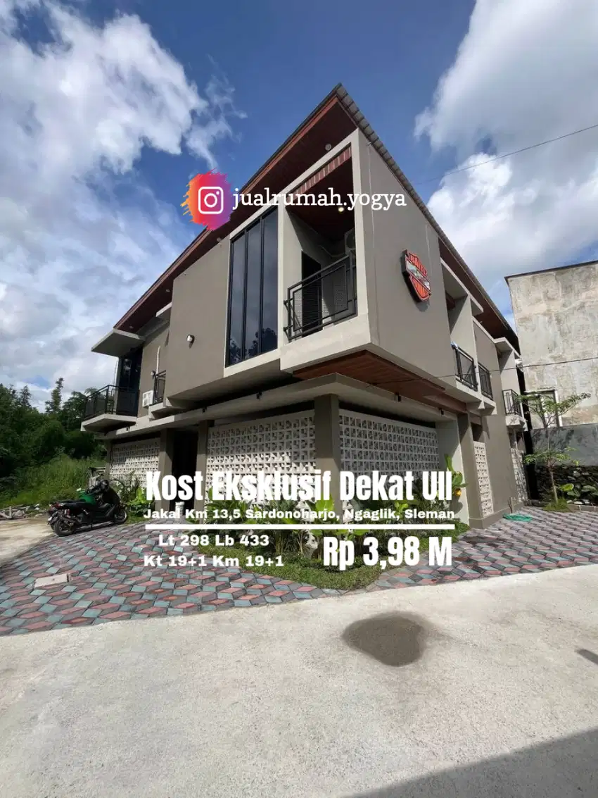 Kost eksklusif 19 Kamar delat UII Jakal Km 13