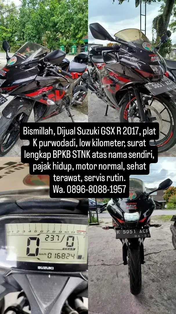 Jual Suzuki GSX R 150 2017