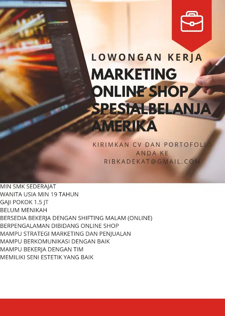 Admin onlin shop, kompeten komputer