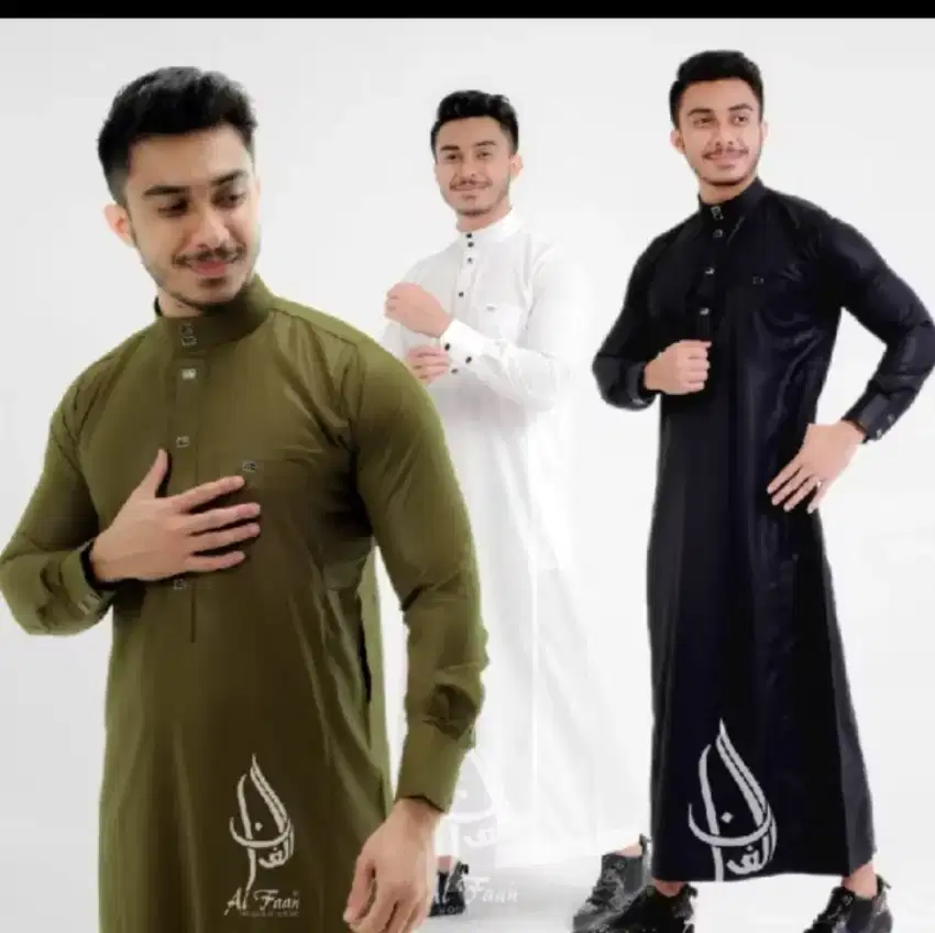 jubah pria warna coklat