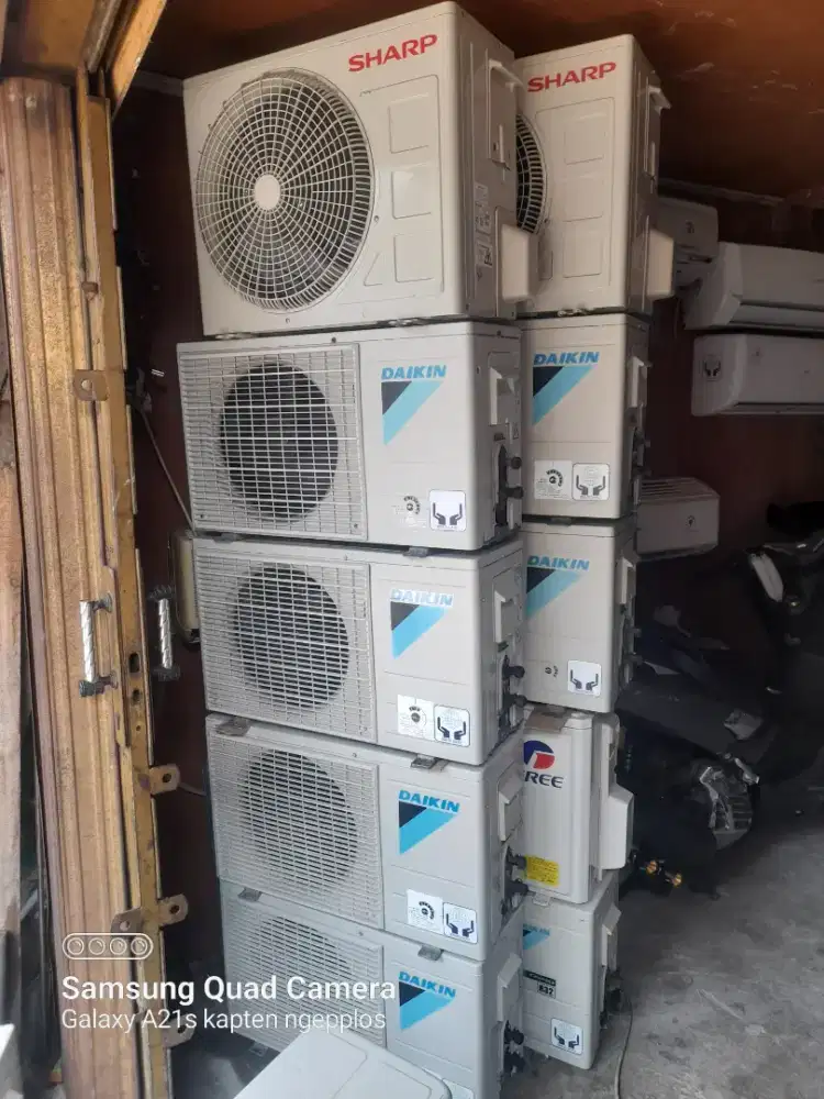 Terima ac bekas yang gak layak pake