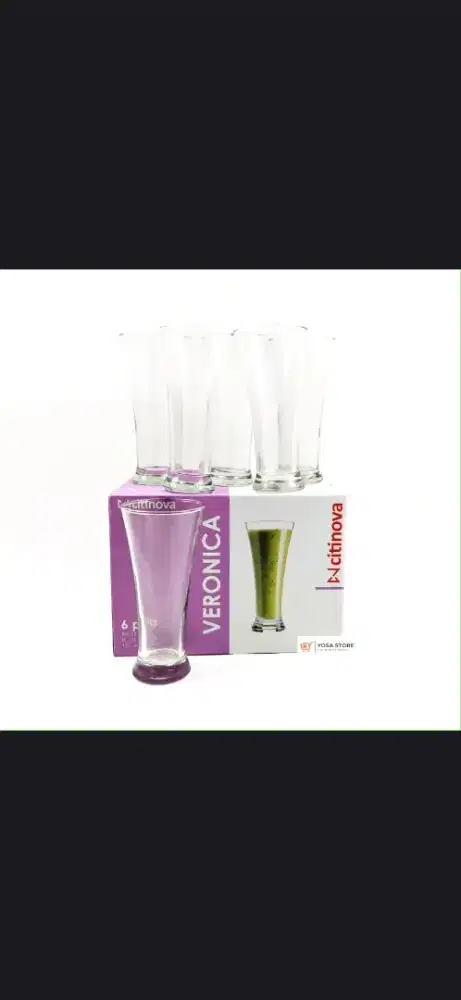CITINOVA Gelas Veronica BW13-12 345ml - Set Of 6