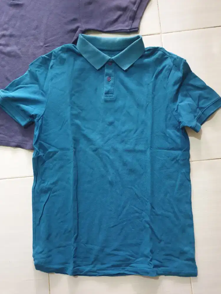 Tshirt berkerah take all 2 pcs polos