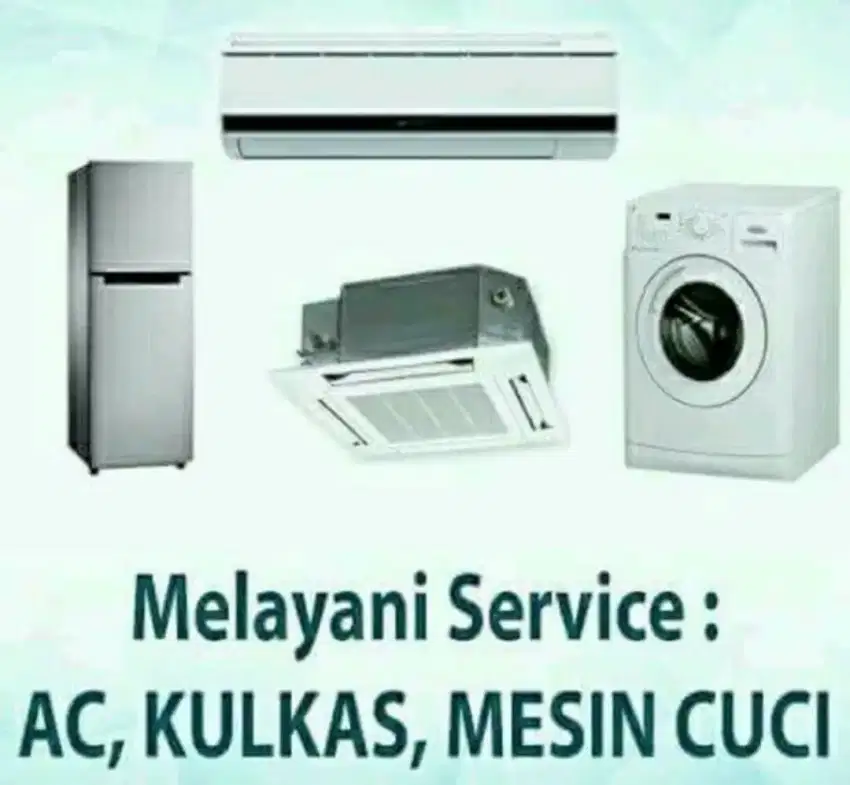 Jasa service,AC kulkas dan mesin cuci