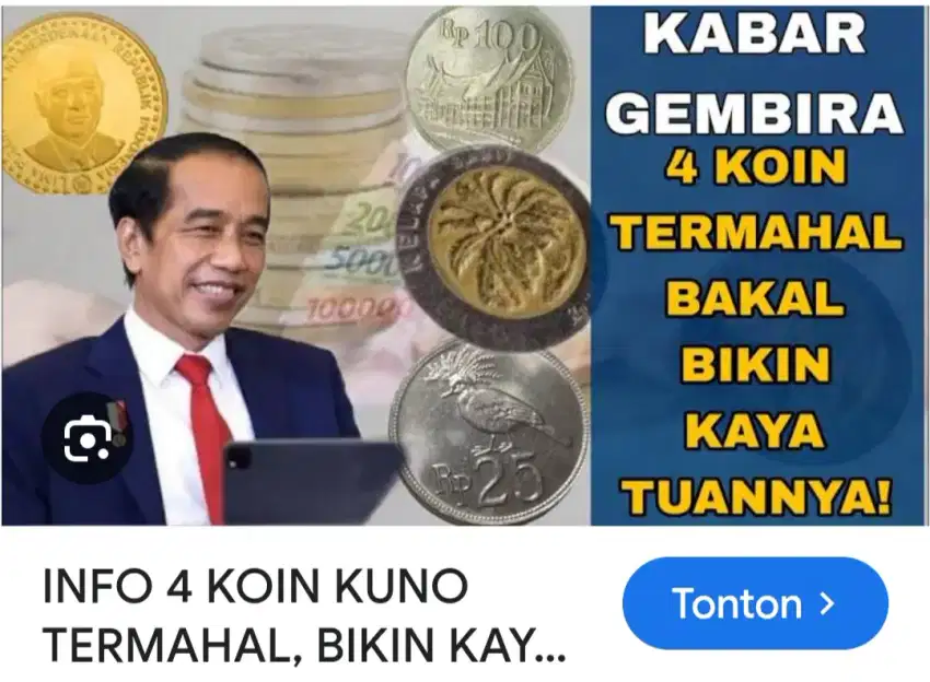 Di jual semua koin lama yg minat dan kolektor ,mahar aja buruan