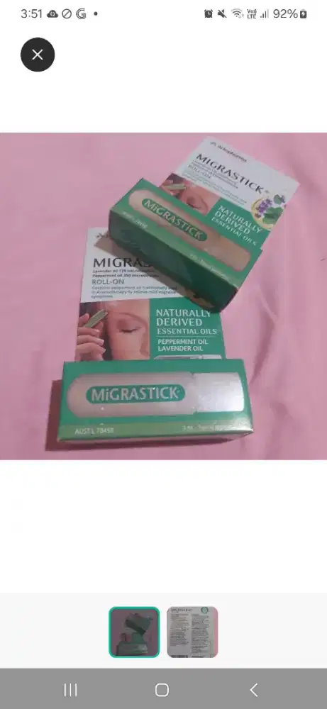 MigraStick Naturally Essential Oil