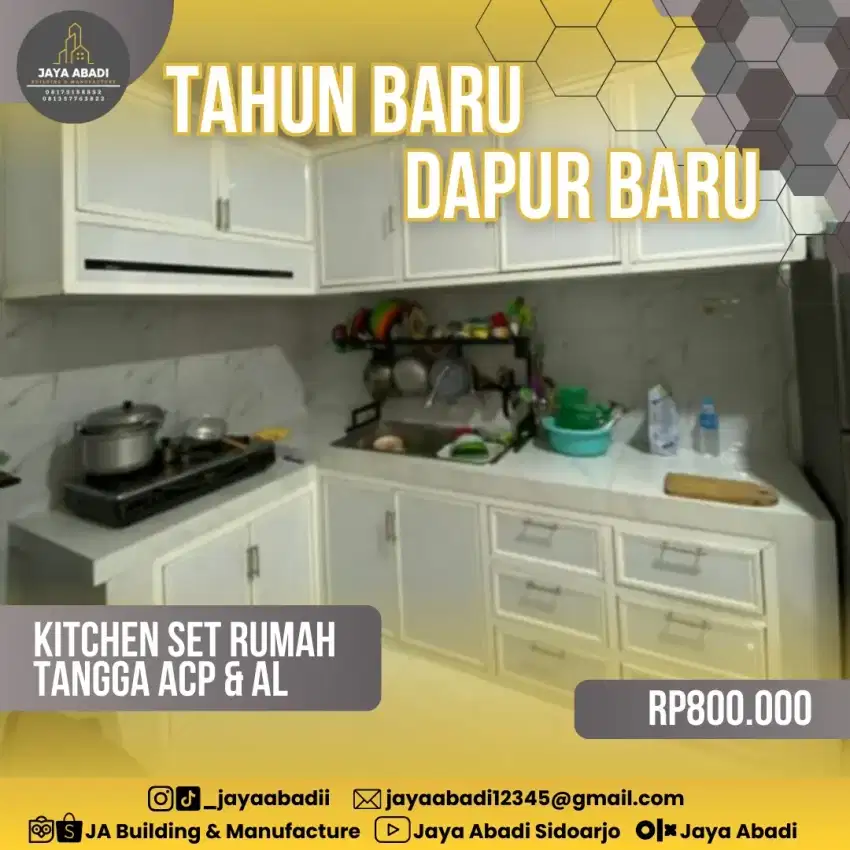 KITCHEN SET RUMAH TANGGA ATAU USAHA KULINER