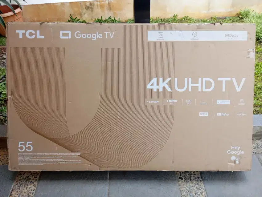 Baru SMART google TV 4K UHD 55 inch, TV 50, 43, 42