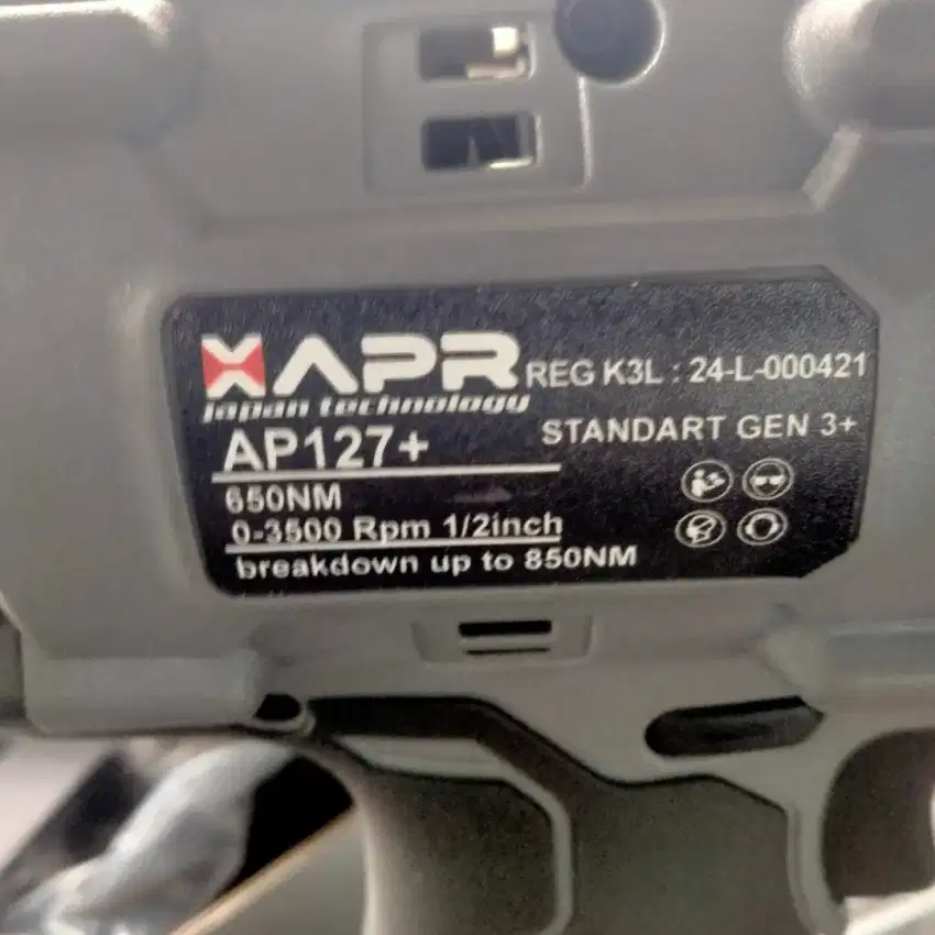 APR RAJA BOR IMPACT WRENCH AP127+ 650NM BODY KECIL TENAGA BESAR