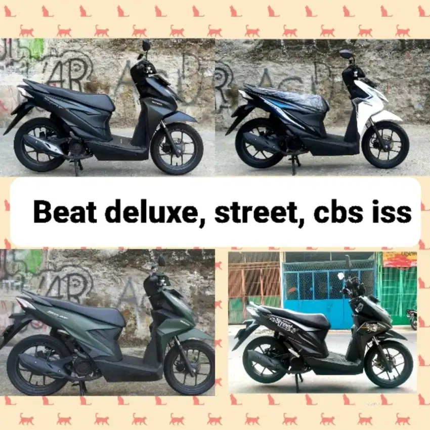 Dp 1jt Honda Beat Smart key deluxe street kredit murah