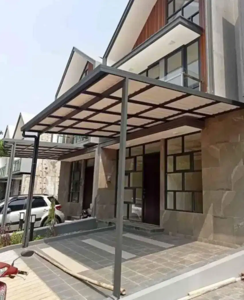 Canopy minimalis atapnya alderon satu layer