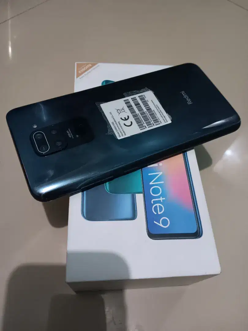 Redmi note 9  6+2/128 fullset segel normal