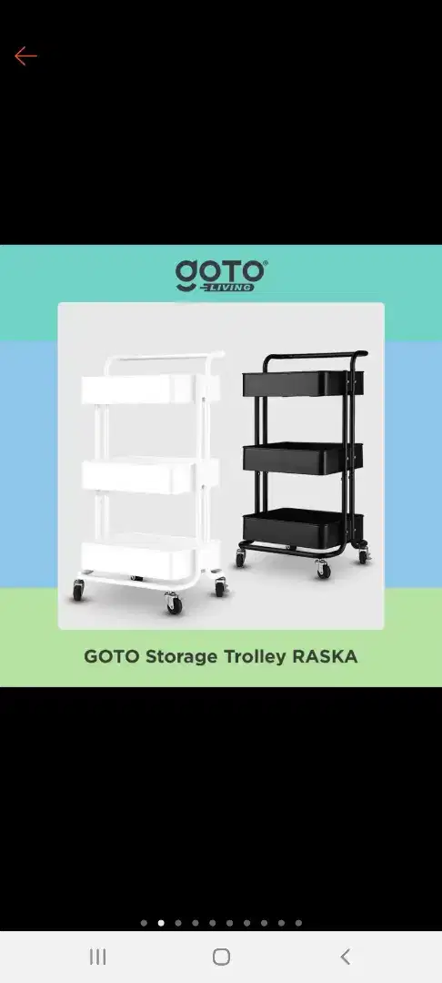 Storage Trolley Merk GOTO