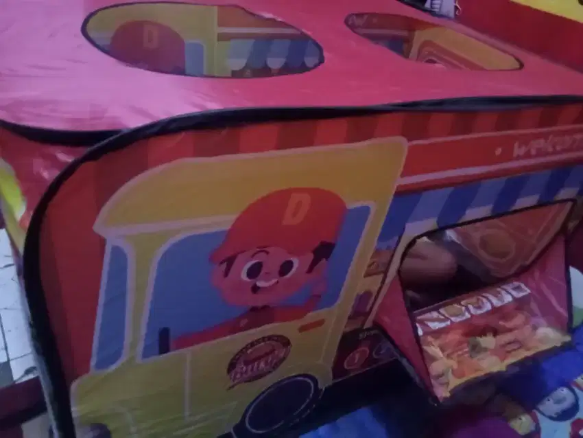 Tenda mobil mainan anak  frienches burger truck