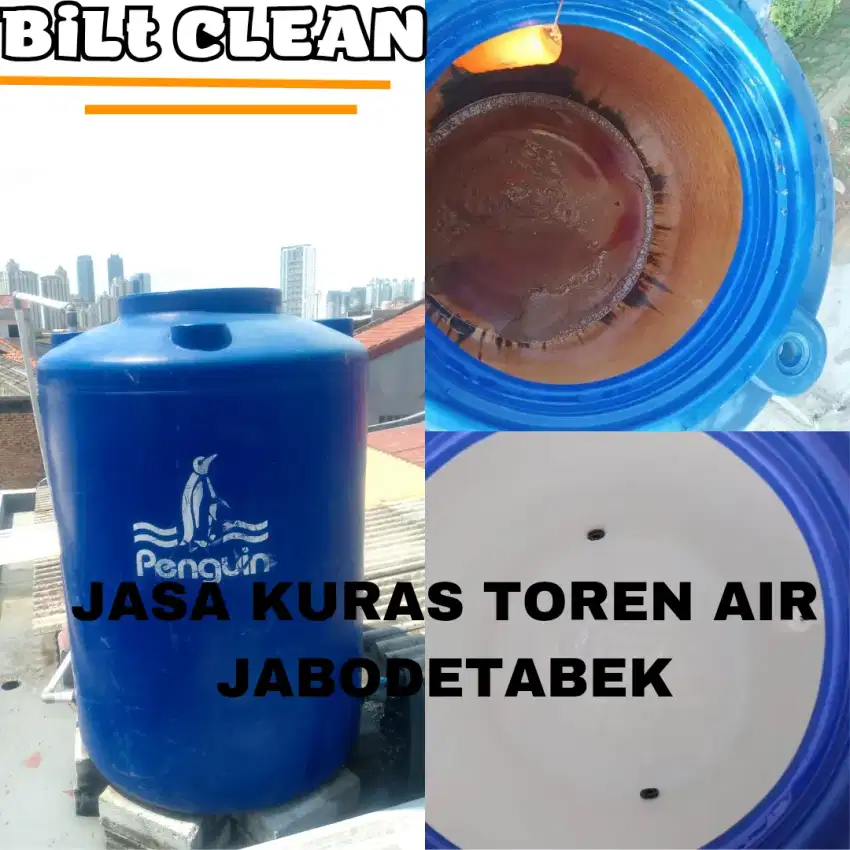 Kuras tandon air parung
