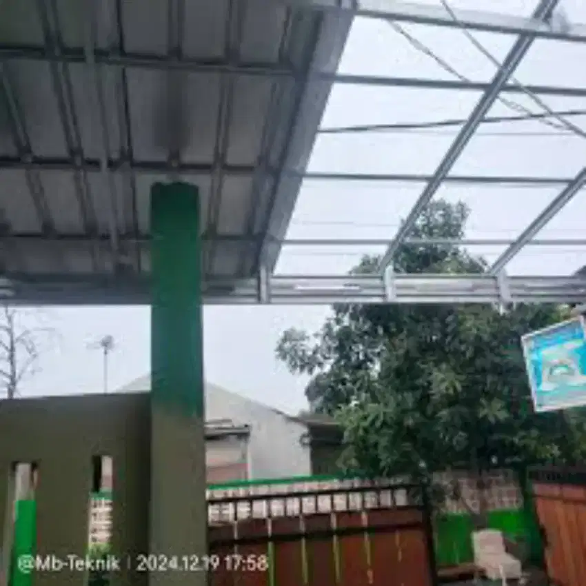 Terima pemasangan rangka bajaringan