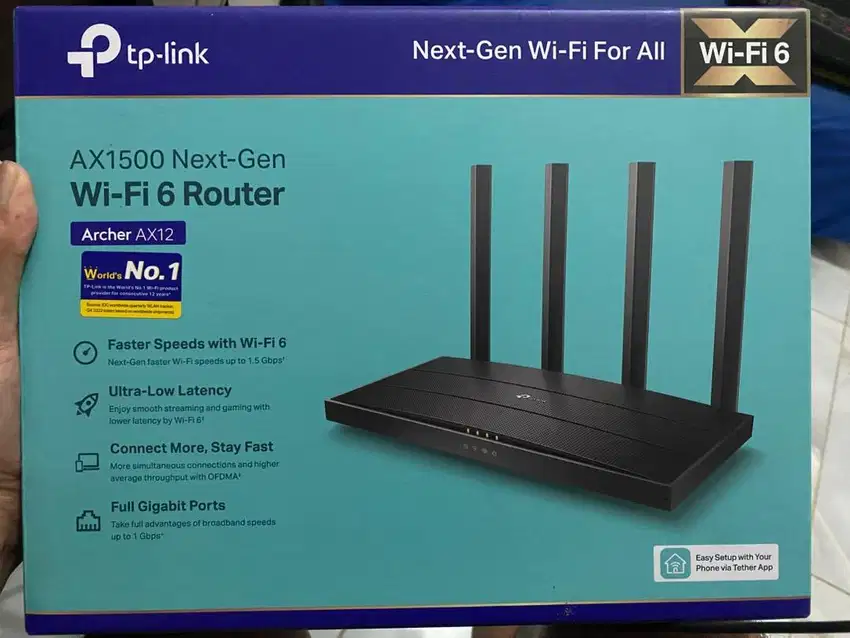 TP-LINK Archer AX12 AX1500 Wi-Fi 6 Router