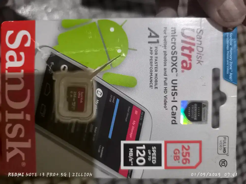 Jual santai. Kartu microsd 256 GB SanDisk Ultra A1 Original Seken