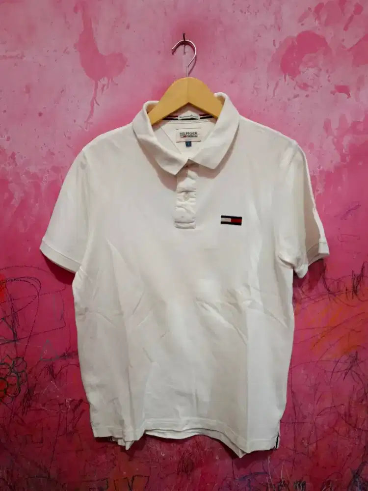 Bismillah, dijual kaos kerah Tommy Hilfiger big logo original