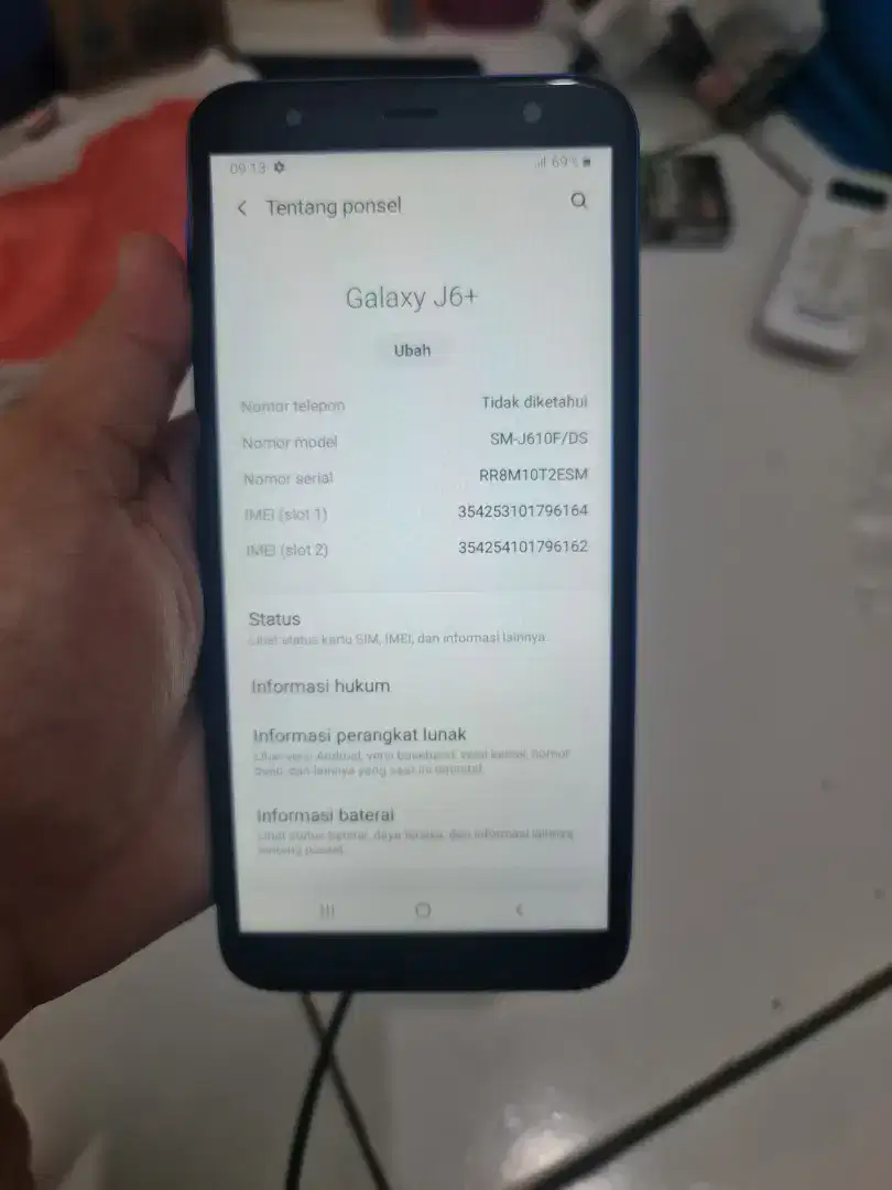 Samsung J6 plus 4/64 mulus