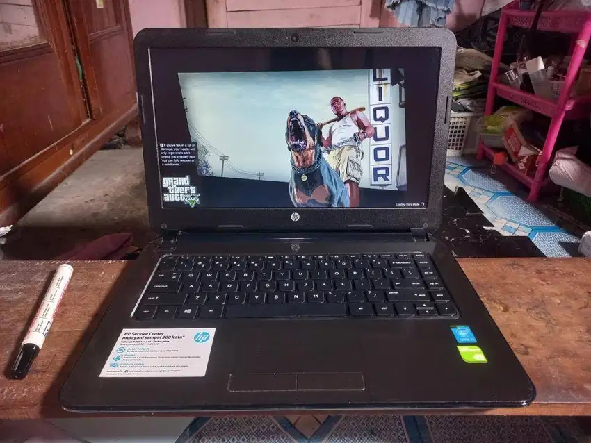 HP 14 i3 NVIDIA RAM 16 GB SSD+HDD fullgaming