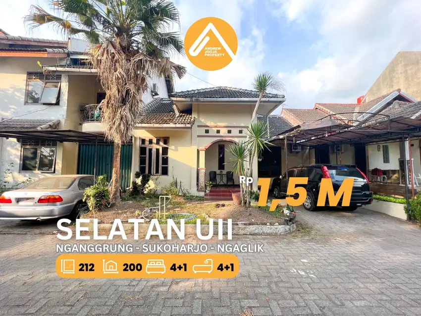 Jual Rumah Selatan UII Ngaggrung Area Kost Hunian Nego Sampai Deal