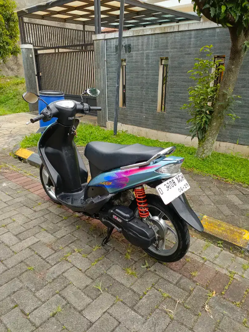 mio sporty 2005 non step biru muda asli