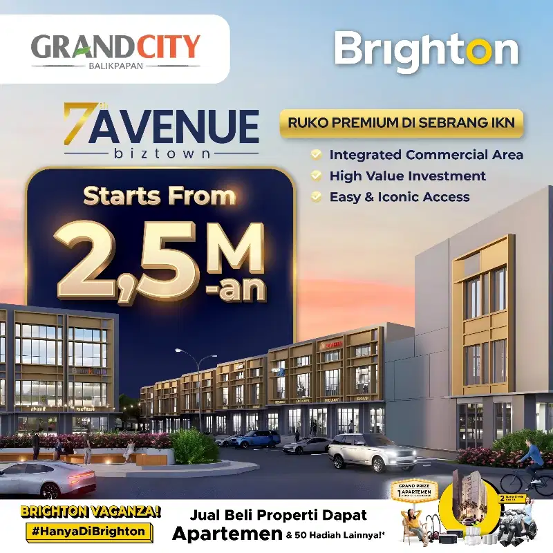 Ruko Strategis Sinarmas Grand City 7th Avenue Investasi Tepat IKN