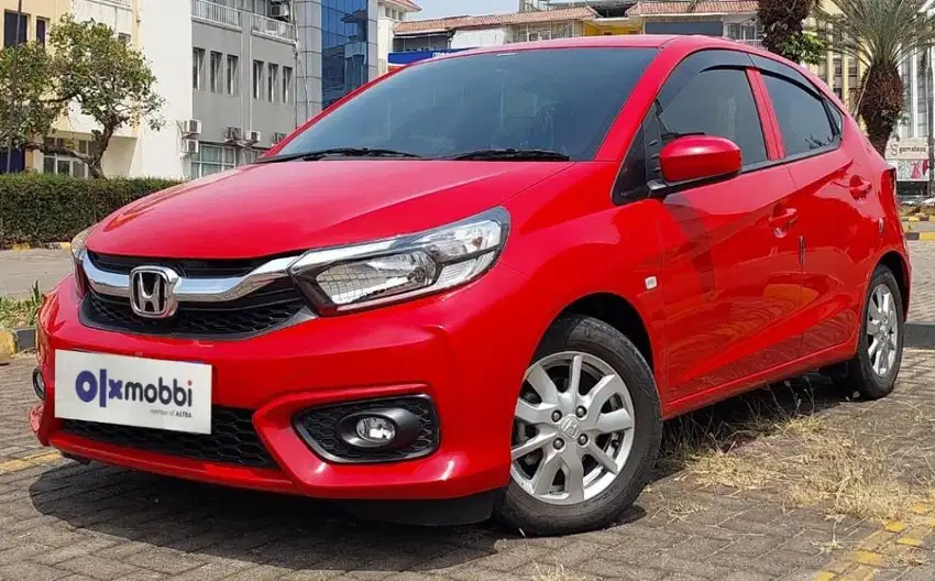 PAJAK PANJANG TDP 8,JT Honda Brio Satya 1.2 E Bensin-AT Merah 2019