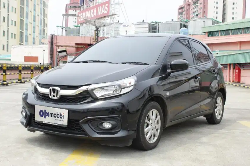 KILOMETER RENDAH TDP 8,JT Honda Brio Satya 1.2 E Bensin-AT Hitam 2021