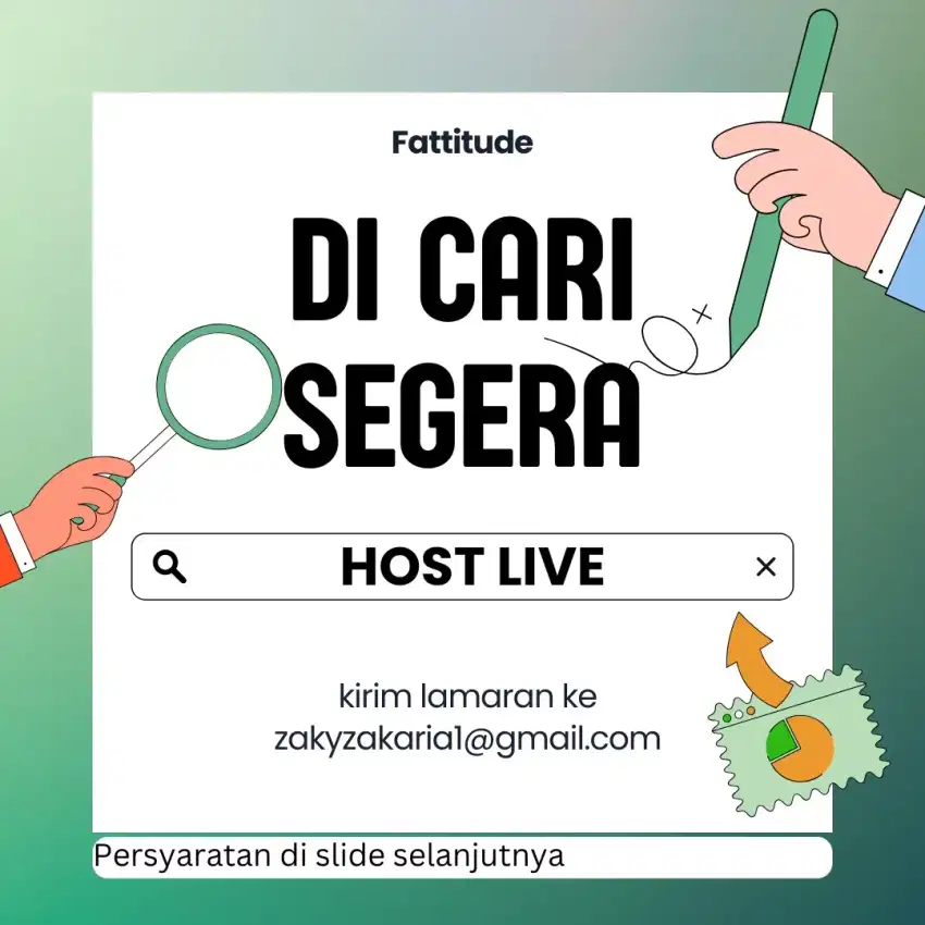 Dibutuhkan Host Live