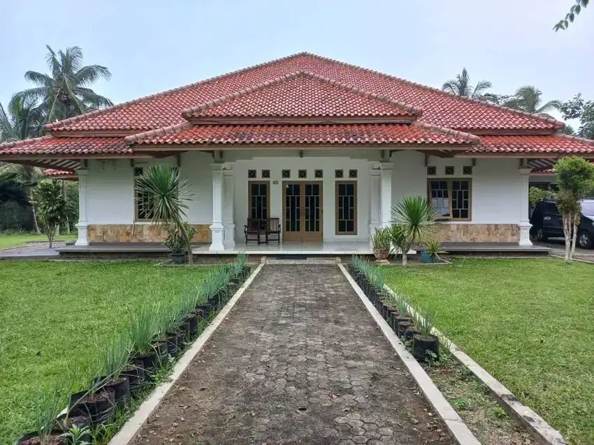 Dijual rumah megah 8700/500 m2, SHM, cocok utk Villa, Cafe, Padepokano