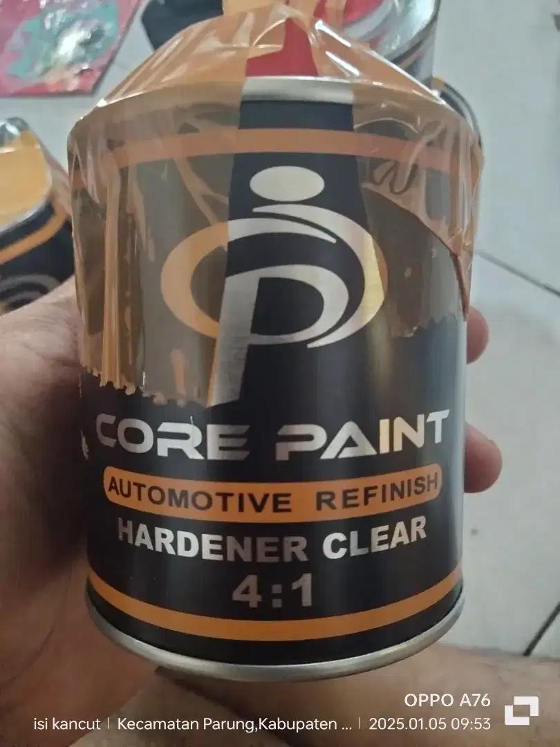 Finishing cat motor kondisi baru