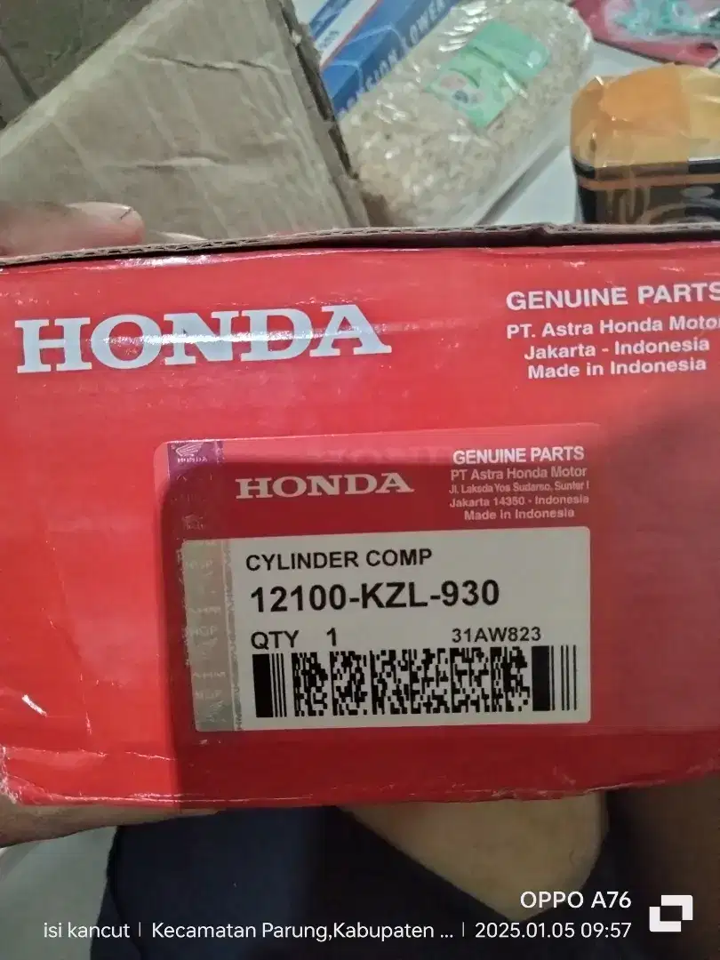 Cylinder motor baru