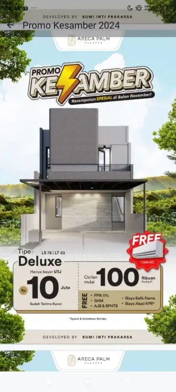 Hunian Modern, Nyaman di Madiun! Rumah Tipe Deluxe