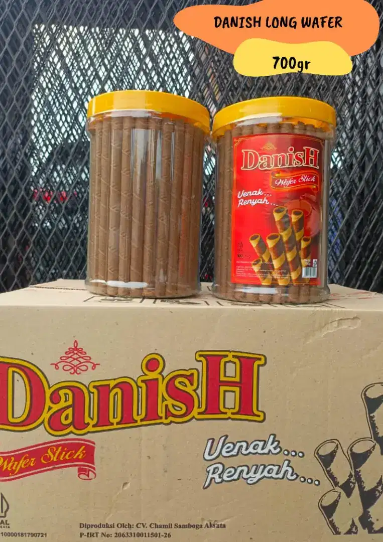 Wafer danish long dan tanggung