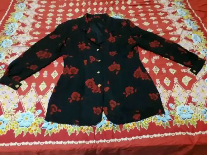 Semi Jas Wanita Motif Bunga