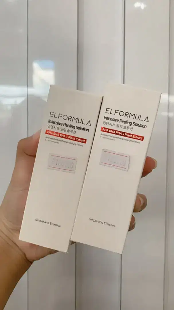 Elformula peeling solution