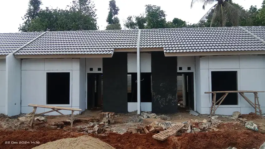 Rumah Subsidi nempel Stasiun, rumah siap huni, cicilan Flat 1jt an